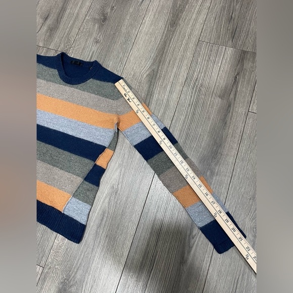 Kids ATM STRIPED CREW NECK SWEATER Sz M - Picture 5 of 6